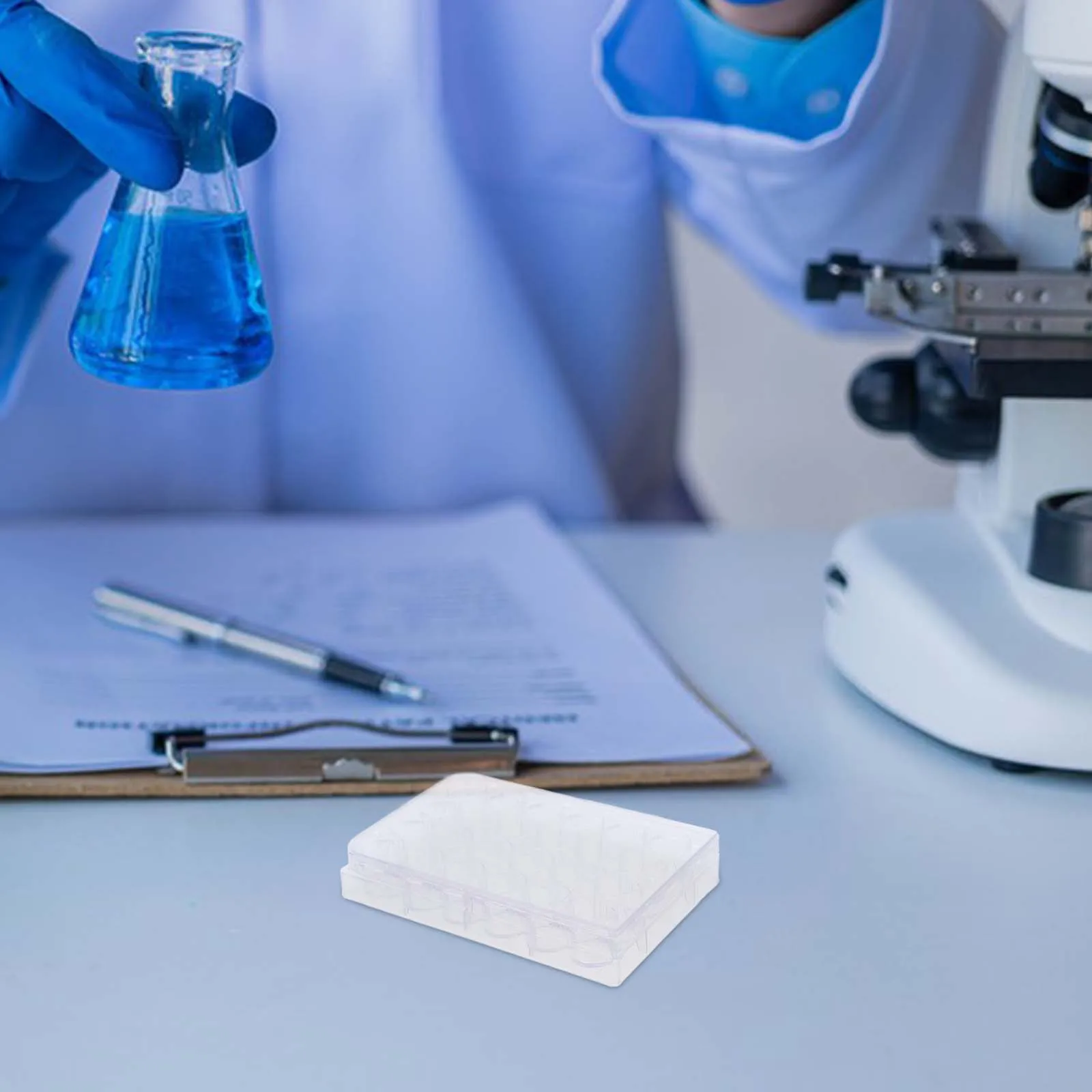 2 Pcs 24 Well Culture Plate Stable Tissue Cell Dishes Cover Experiment Efficient Results Stacking Stability Reduced
2 Pcs 24 Well Culture Plate Stable Tissue Cell Dishes Cover Experiment Efficient Results Stacking Stability Reduced