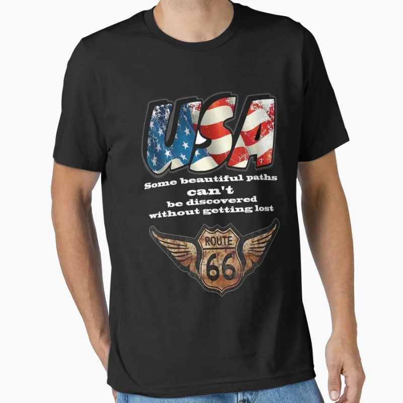 Vintage The Mother Road Route 66 us highway sign printed T Shirt for men large size Adult tops S-6XL
Vintage The Mother Road Route 66 us highway sign printed T Shirt for men large size Adult tops S-6XL