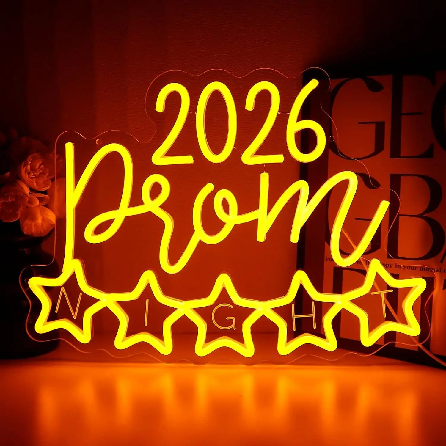2026 Prom Night Neon Sign USB Dimmable LED Light For High School College Graduation Dance Party Wall Decor Backdrop Neon Light
2026 Prom Night Neon Sign USB Dimmable LED Light For High School College Graduation Dance Party Wall Decor Backdrop Neon Light