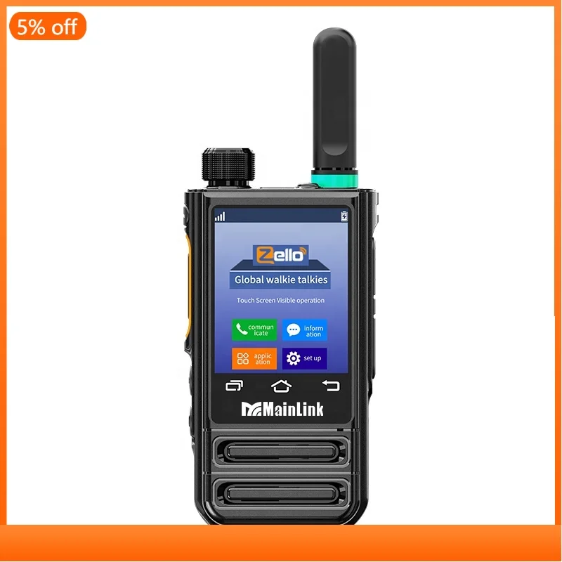 Global-PTT 4G POC Walkie Talkie Wifi GPS Touch Screen 4G Android Smartphone Mobile Long Range Portable Radio
Global-PTT 4G POC Walkie Talkie Wifi GPS Touch Screen 4G Android Smartphone Mobile Long Range Portable Radio
