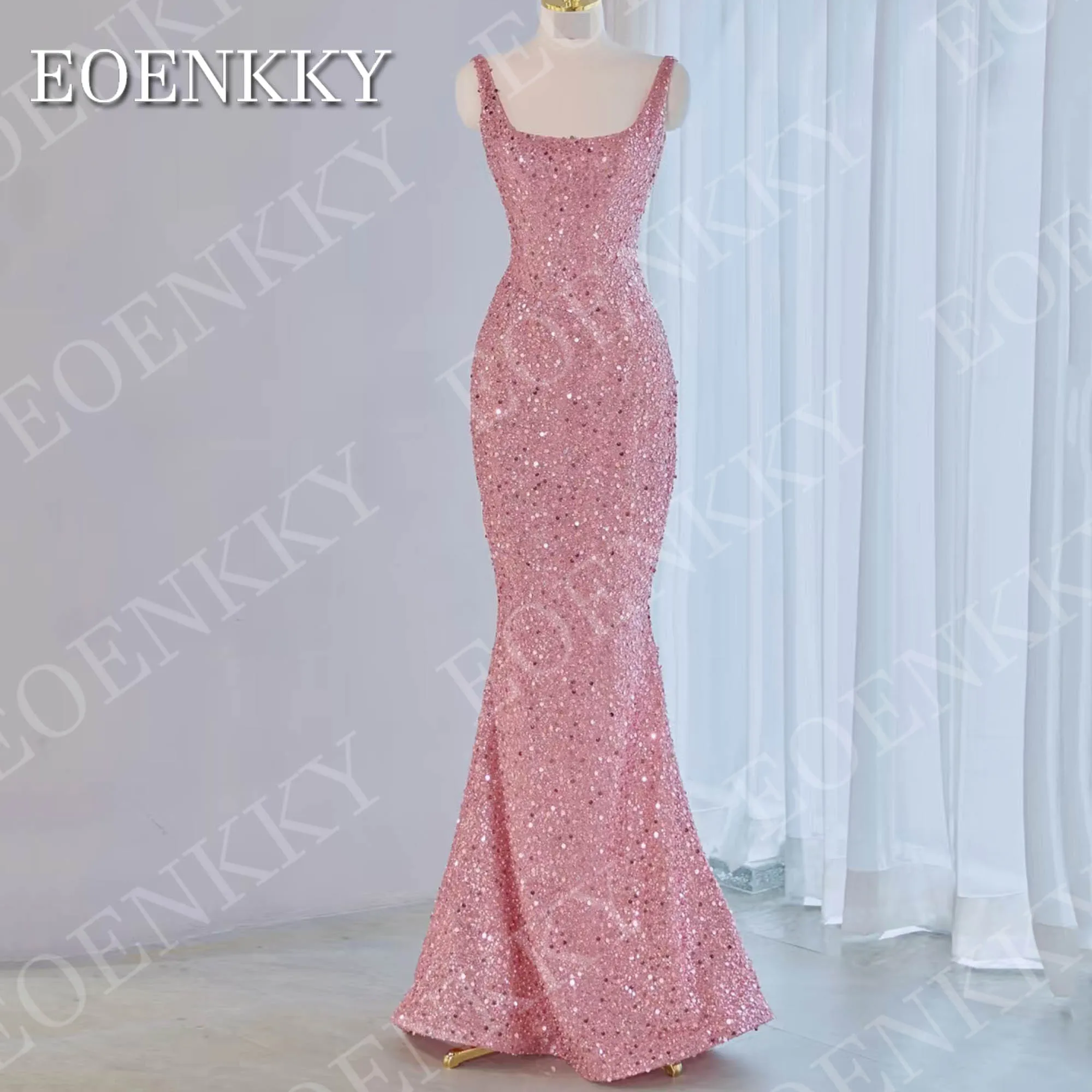 EOENKKY Luxury Sequin Evening Dresses Mermaid Sleeveless Square Neck Sparkly Cocktail Party Dress Customized платье на выпускной
EOENKKY Luxury Sequin Evening Dresses Mermaid Sleeveless Square Neck Sparkly Cocktail Party Dress Customized платье на выпускной