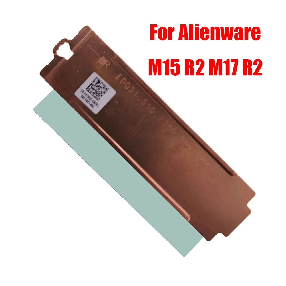 Laptop M.2 PCI-E SSD Heatsink Bracket For Alienware M15 R2 M17 R2 EDQ51 047W2D 47W2D
Laptop M.2 PCI-E SSD Heatsink Bracket For Alienware M15 R2 M17 R2 EDQ51 047W2D 47W2D