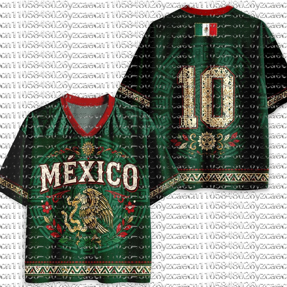 Mexico No.10 Flag Print Men's Women's Short Sleeve T-Shirt Kid’ 3D Print Tees Outdoor Football Jersey Sports Casual Men T-Shirt
Mexico No.10 Flag Print Men's Women's Short Sleeve T-Shirt Kid’ 3D Print Tees Outdoor Football Jersey Sports Casual Men T-Shirt