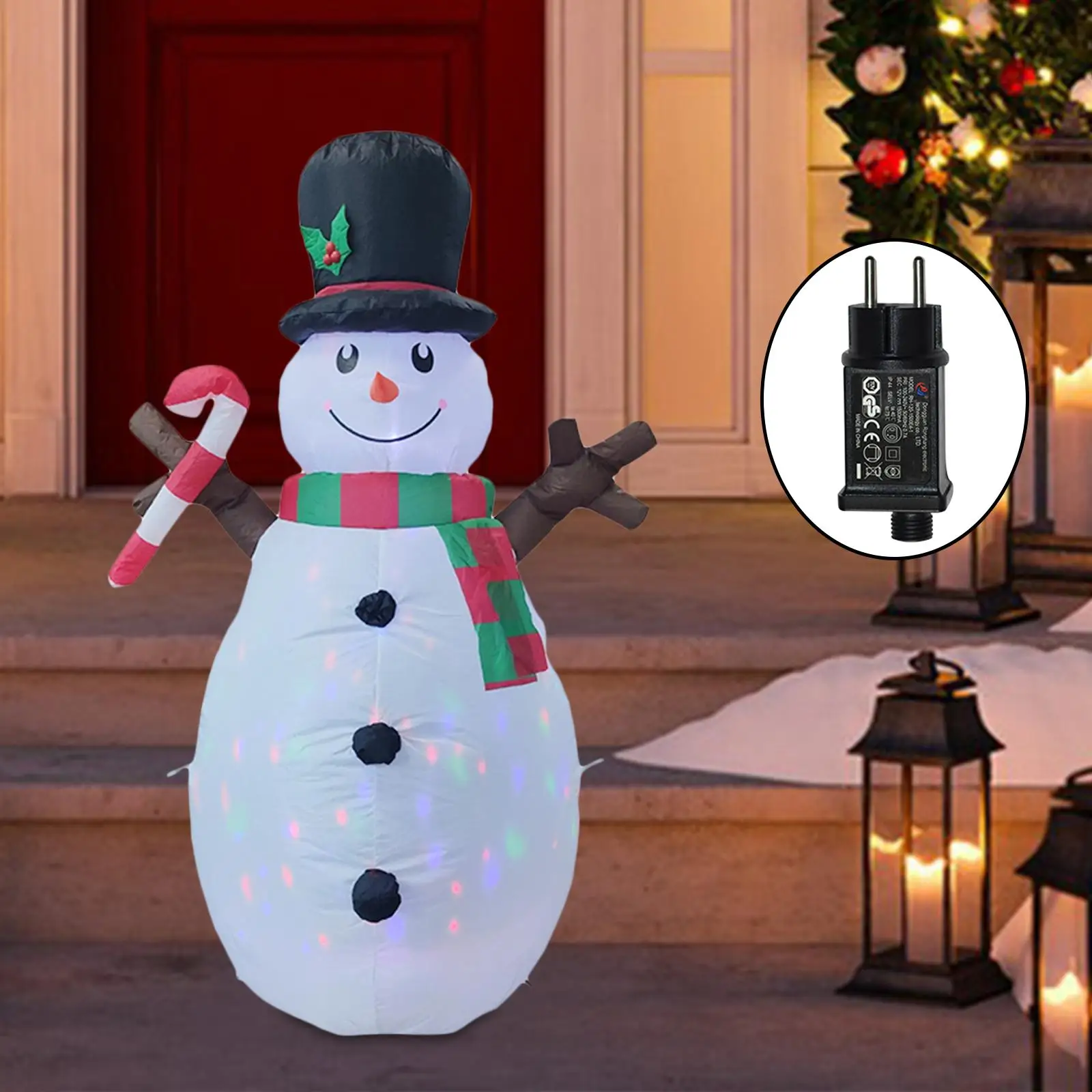 Inflatable Snowman Luminous with LED Lights Large 5.2ft Tall Weatherproof Outdoor Decor for Xmas Holiday Party Winter Patio
Inflatable Snowman Luminous with LED Lights Large 5.2ft Tall Weatherproof Outdoor Decor for Xmas Holiday Party Winter Patio