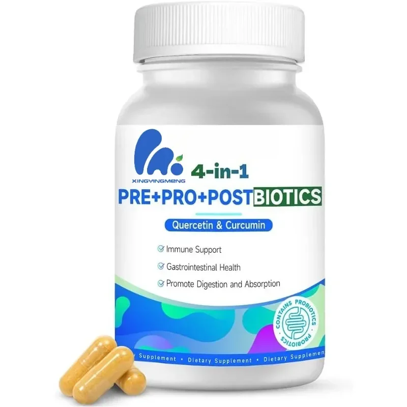 Probiotics for intestinal digestion, healthy immune support, containing 35B CFU, prebiotics, post biotin quercetin, and curcumin
Probiotics for intestinal digestion, healthy immune support, containing 35B CFU, prebiotics, post biotin quercetin, and curcumin