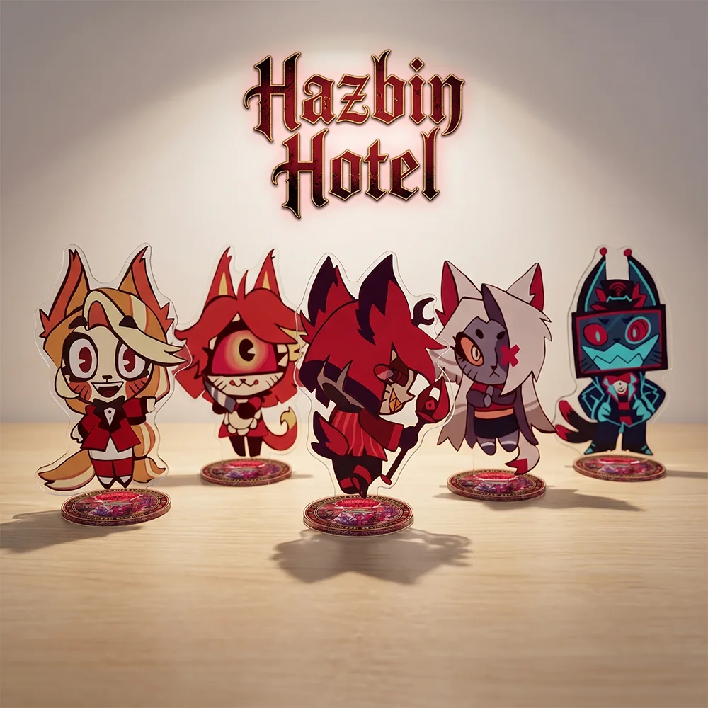 Anime Hazbin Hotel 10CM Acrylic Stand keychain Anime Stand Charlie Morningstar Alastor Cat Style Desk Decor Collectible Gift
Anime Hazbin Hotel 10CM Acrylic Stand keychain Anime Stand Charlie Morningstar Alastor Cat Style Desk Decor Collectible Gift