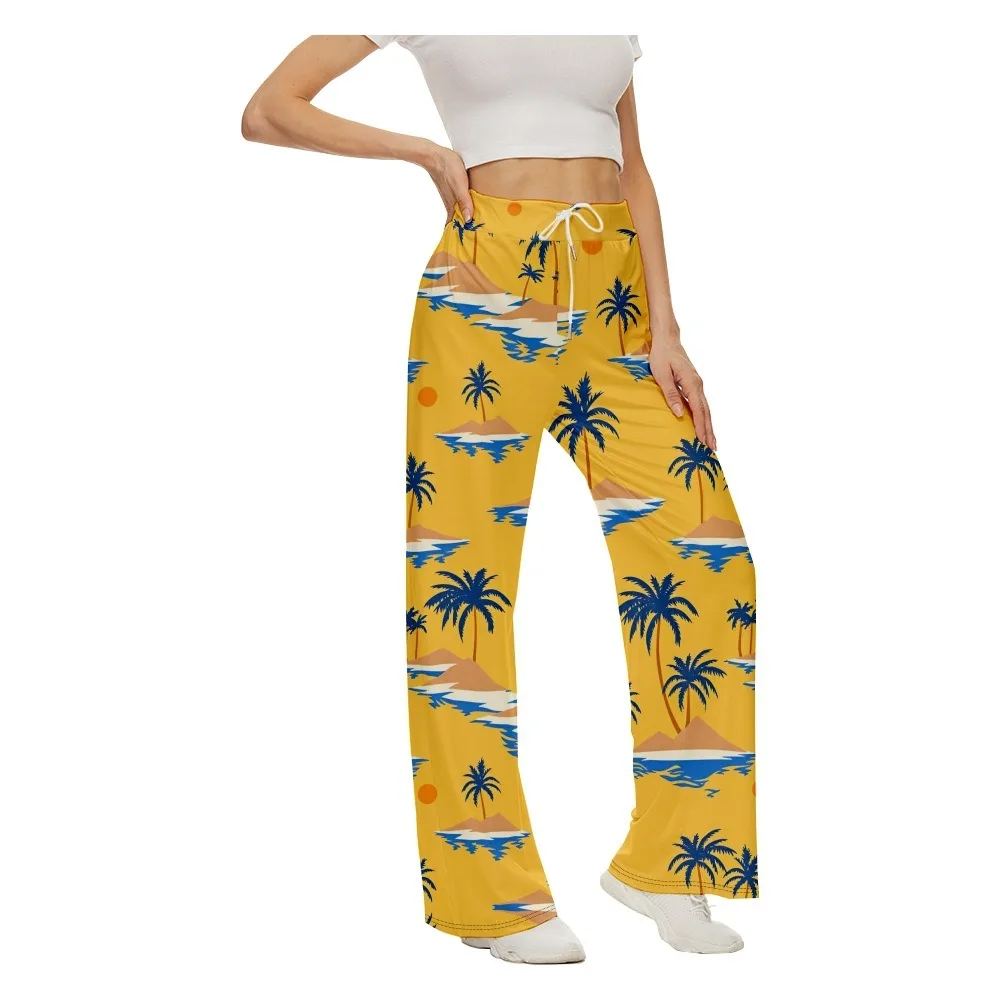 Spring Summer Coconut Tree Pants Streetwear Women Yoga Pants Beach Casual Loose Stylish Trousers Fashion Y2K Pants Soft Pantalon
Spring Summer Coconut Tree Pants Streetwear Women Yoga Pants Beach Casual Loose Stylish Trousers Fashion Y2K Pants Soft Pantalon