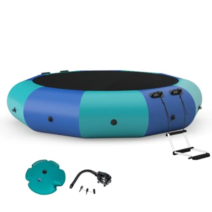 Water Trampoline 10Ft/12Ft/15Ft Recreational Water Bouncer with Electric Pump Rope Ladders Inflatable Floating Trampoline for L
Water Trampoline 10Ft/12Ft/15Ft Recreational Water Bouncer with Electric Pump Rope Ladders Inflatable Floating Trampoline for L
