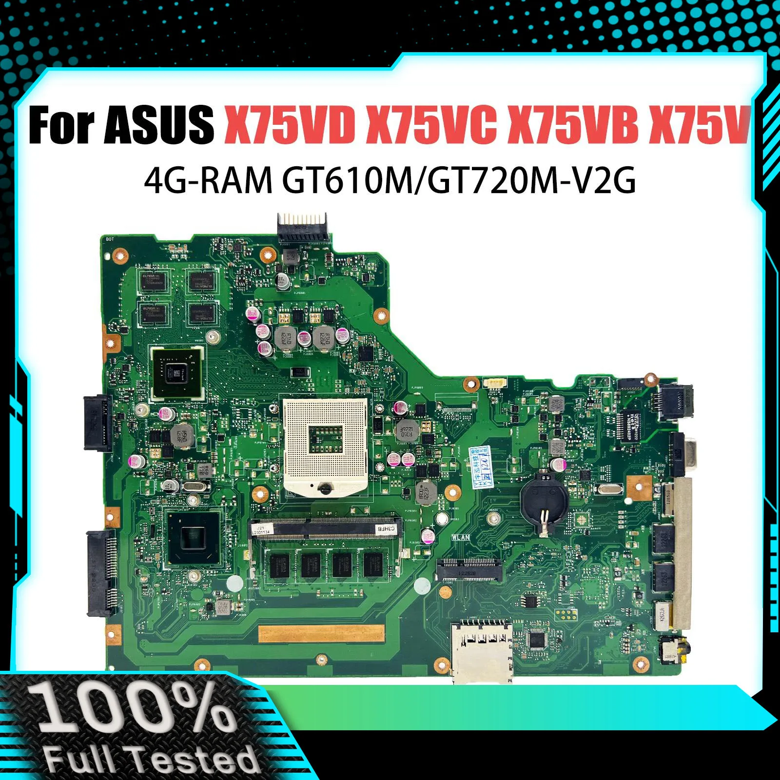 X75VB материнская плата для ноутбука ASUS X75V X75VC X75VB X75 материнская плата для ноутбука 4 ГБ ОЗУ GT610M/GT720M Поддержка i3 i5 100% тест ок
X75VB материнская плата для ноутбука ASUS X75V X75VC X75VB X75 материнская плата для ноутбука 4 ГБ ОЗУ GT610M/GT720M Поддержка i3 i5 100% тест ок