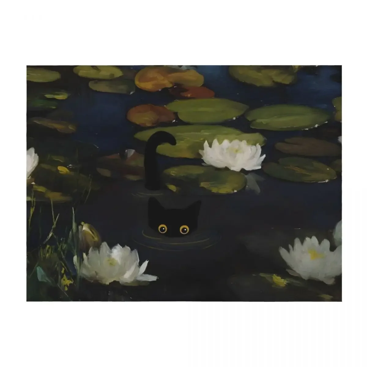 Monet Black Cat in Water Lilies Throw Blanket Decoratives Winter beds Thin Blankets For Sofas Blankets
Monet Black Cat in Water Lilies Throw Blanket Decoratives Winter beds Thin Blankets For Sofas Blankets