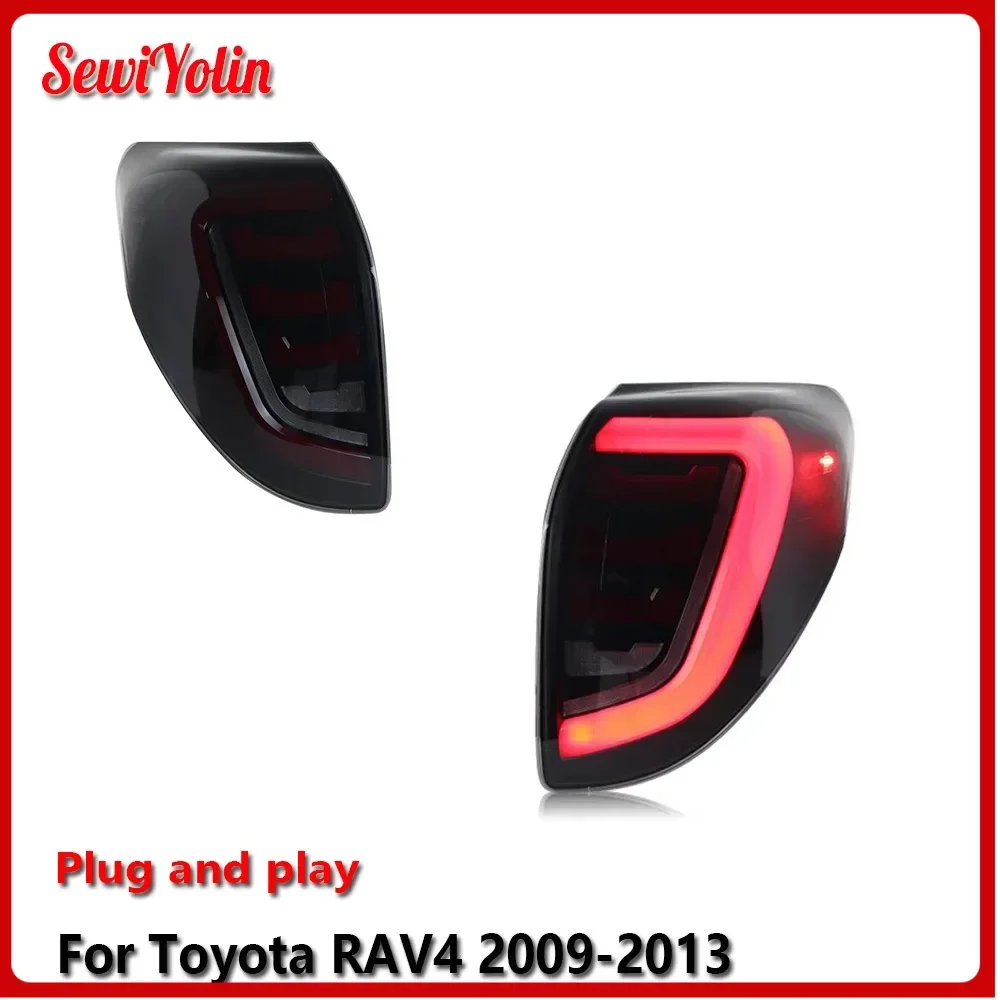 Автомобильные светодиодные задние фонари, аксессуары для Toyota RAV4 2009-2013, автоматические задние противотуманные фары DRL, стоп-сигнал поворота, Plug and Play
Автомобильные светодиодные задние фонари, аксессуары для Toyota RAV4 2009-2013, автоматические задние противотуманные фары DRL, стоп-сигнал поворота, Plug and Play