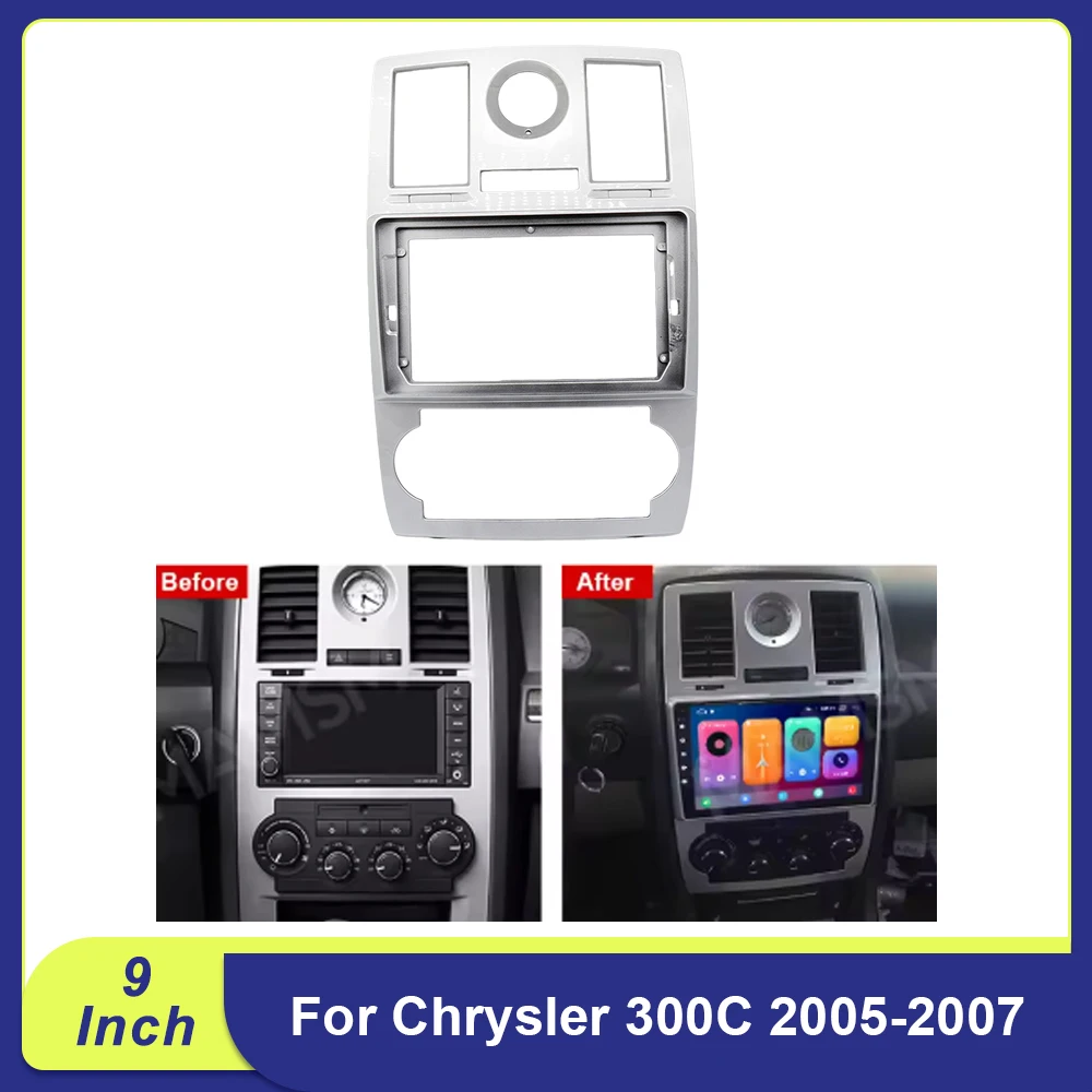 For Chrysler 300C 2005-2007 9 Inch Car Radio Bezel Fascia Frame Adapter Kit with Canbus Cable Harness
For Chrysler 300C 2005-2007 9 Inch Car Radio Bezel Fascia Frame Adapter Kit with Canbus Cable Harness