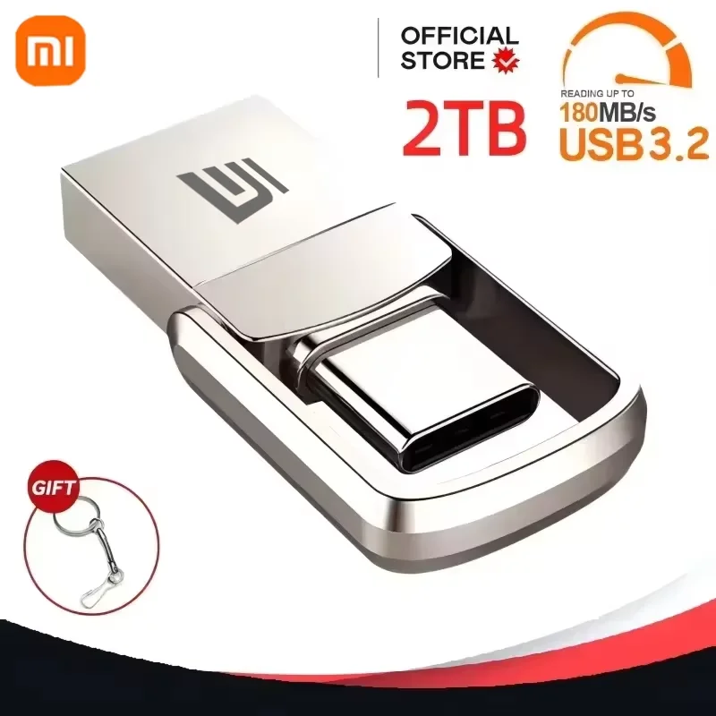 Xiaomi U Disk USB 3.2 Type-C Interface Mobile Phone Computer Mutual Transmission Portable USB Memory 2TB 1TB 512GB 2025 NEWEST
Xiaomi U Disk USB 3.2 Type-C Interface Mobile Phone Computer Mutual Transmission Portable USB Memory 2TB 1TB 512GB 2025 NEWEST