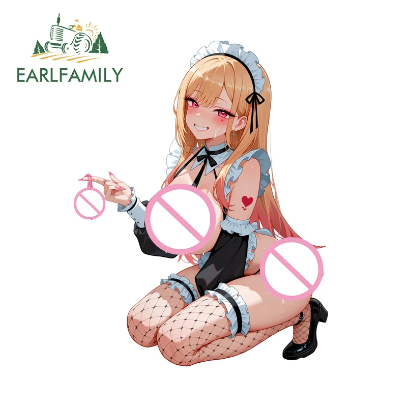 EARLFAMILY Seductive Maid Kitagawa Marin Car Stickers Personal Adult-oriented Picture Decals Scratch-Proof Caravan Accessories
EARLFAMILY Seductive Maid Kitagawa Marin Car Stickers Personal Adult-oriented Picture Decals Scratch-Proof Caravan Accessories