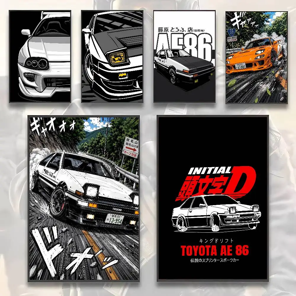Cool Manga Initial D Anime Racing Poster Sport Car Art Print, JDM Drift Manga Wall Decor for Man Cave Decoration
Cool Manga Initial D Anime Racing Poster Sport Car Art Print, JDM Drift Manga Wall Decor for Man Cave Decoration