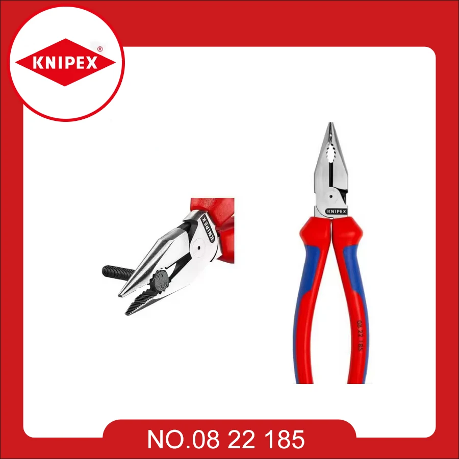 KNIPEX Tools 5 Needle-Nose Combination Pliers with Soft Handle Powerful Combination Pliers with Pointed Jaws 08 22 185
KNIPEX Tools 5 Needle-Nose Combination Pliers with Soft Handle Powerful Combination Pliers with Pointed Jaws 08 22 185