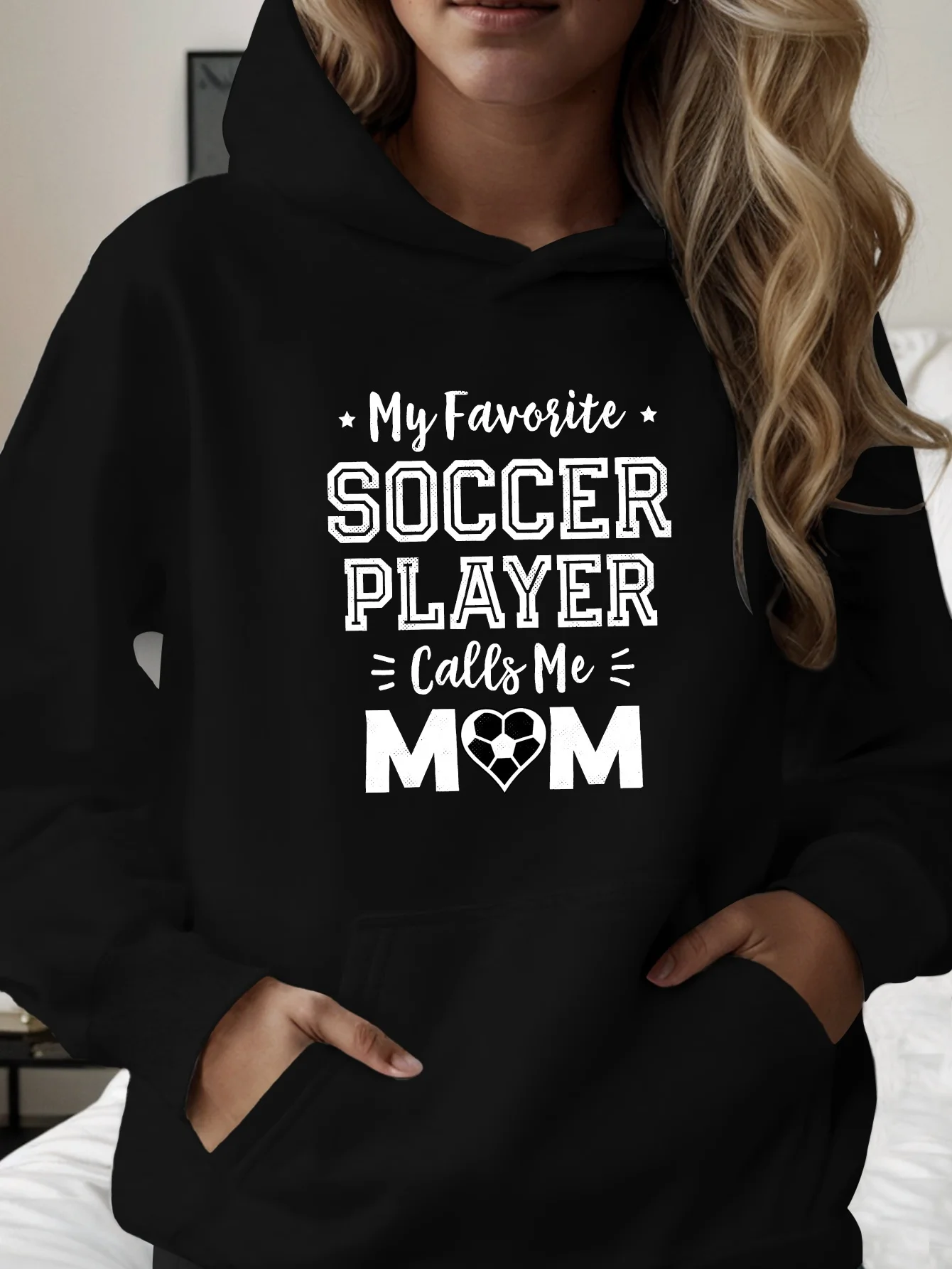 Football Mom Women's Hooded Sweatshirt
Football Mom Women's Hooded Sweatshirt