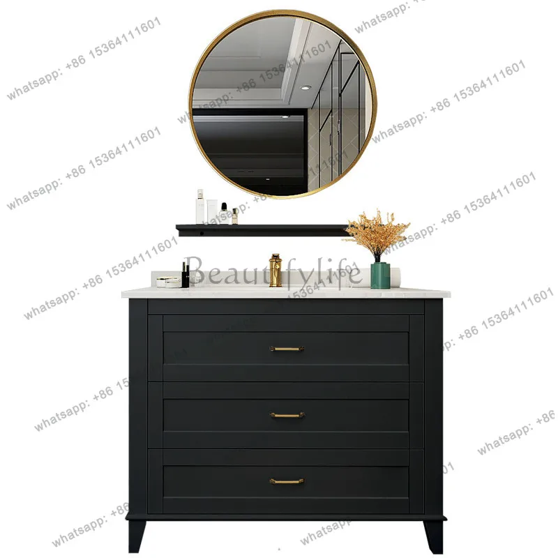 Light luxury Nordic solid wood bathroom cabinet simple bathroom washstand basin cabinet combination
Light luxury Nordic solid wood bathroom cabinet simple bathroom washstand basin cabinet combination
