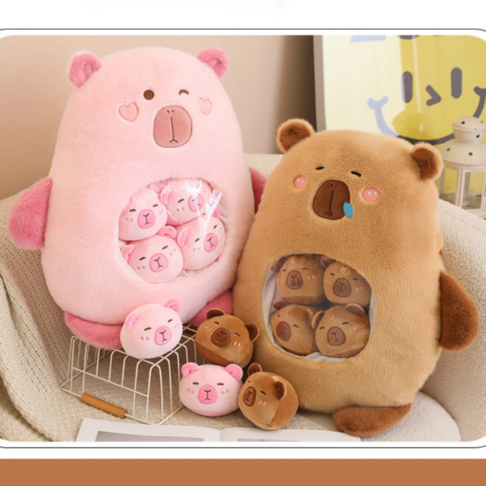 Funny Soft Cute Cartoon Doll Toys Stuffed Small Doll Plush Toys Capibala Doll Pillow
Funny Soft Cute Cartoon Doll Toys Stuffed Small Doll Plush Toys Capibala Doll Pillow