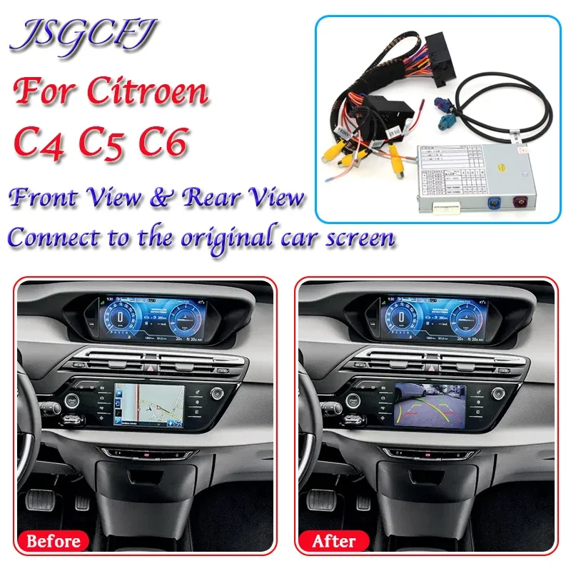 For Citroën Citroen C4 C5 C6 2010~2021 Rear Parking Camera Decoder Connect Original Upgrader System Screen Reverse CAM Adapter
For Citroën Citroen C4 C5 C6 2010~2021 Rear Parking Camera Decoder Connect Original Upgrader System Screen Reverse CAM Adapter
