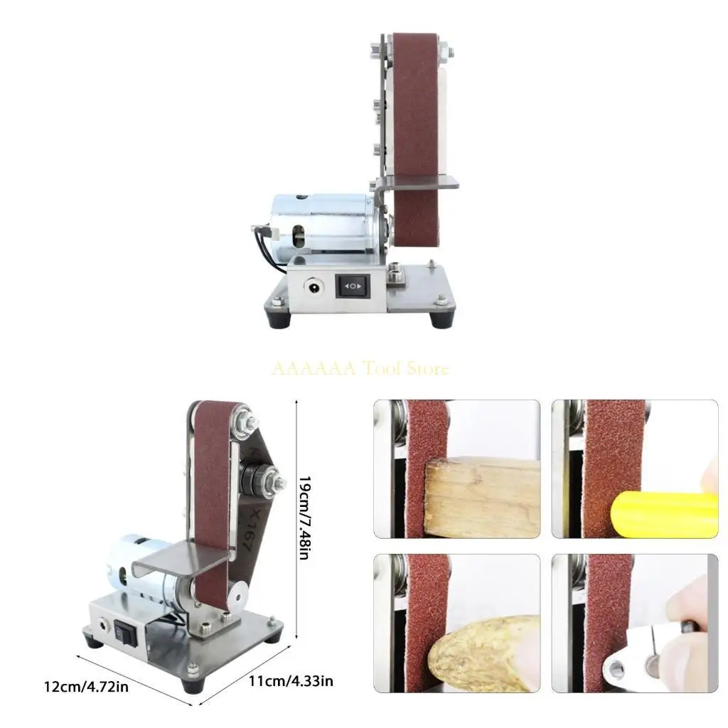 A2BE Small Belt Grinding Tool with Variable Speed Control High Torques Grinder Compact Sanding Machine for Detailed Finishing
A2BE Small Belt Grinding Tool with Variable Speed Control High Torques Grinder Compact Sanding Machine for Detailed Finishing