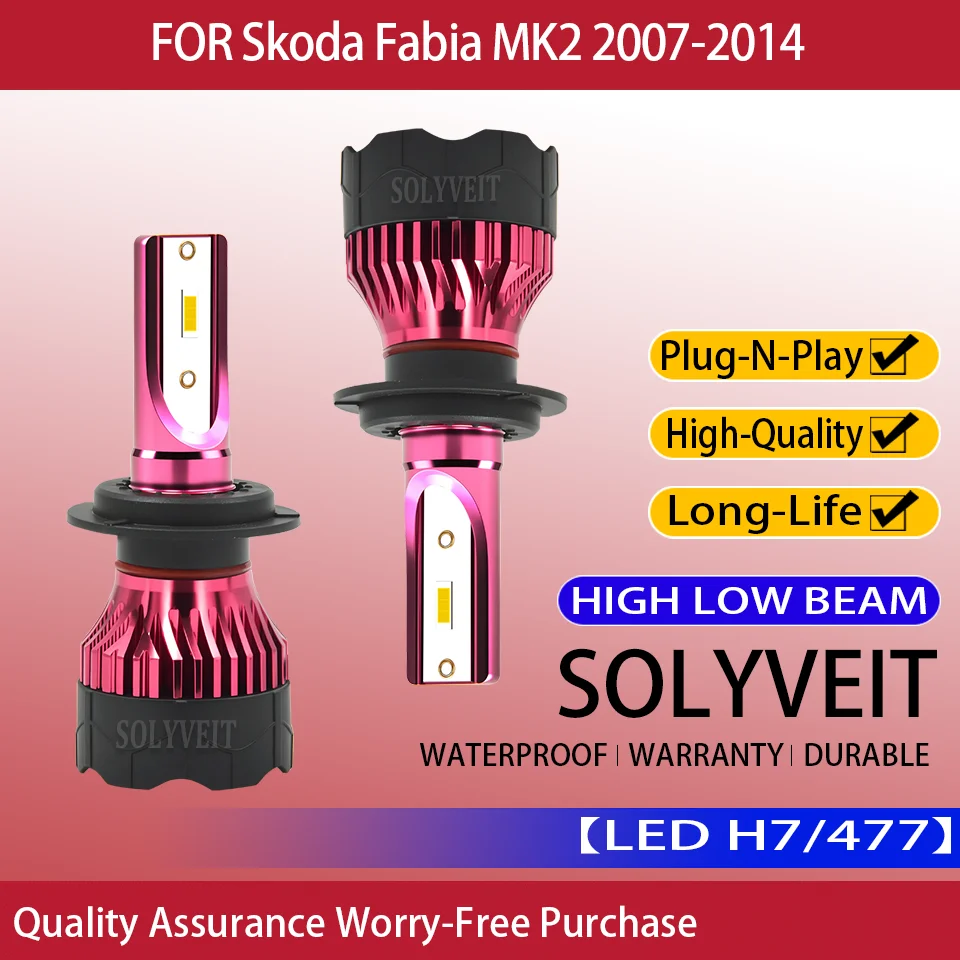 No Bright Spots Comfortable Vision H7 H7 LED HIGH LOW HEADLIGHT FOR Skoda Fabia MK2 2007 2008 2009 2010 2011 2012 2013 2014
No Bright Spots Comfortable Vision H7 H7 LED HIGH LOW HEADLIGHT FOR Skoda Fabia MK2 2007 2008 2009 2010 2011 2012 2013 2014