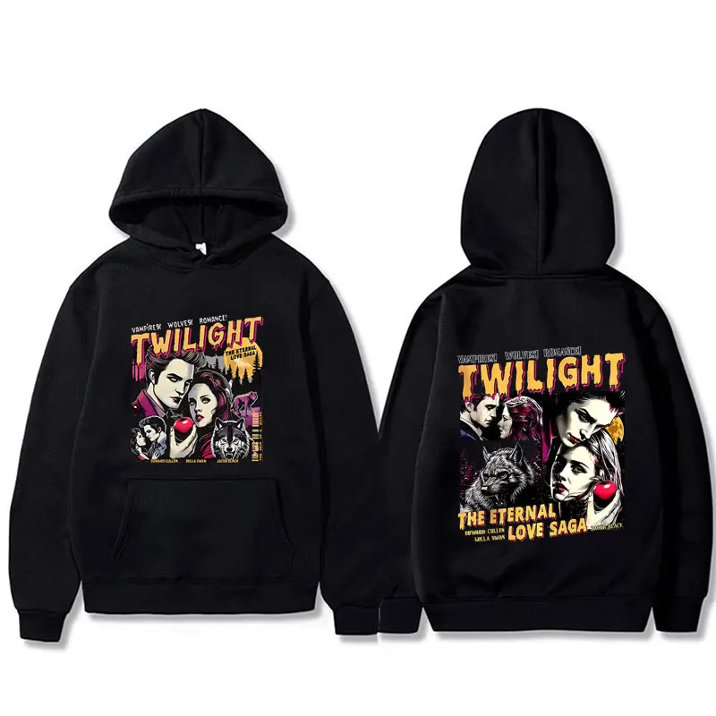 Movie Twilight Vampire Robert Pattinson Bella Hoodie Men Women Sweatshirt Wolf Jacob Black Pullover Man Edward Cullen Streetwear
Movie Twilight Vampire Robert Pattinson Bella Hoodie Men Women Sweatshirt Wolf Jacob Black Pullover Man Edward Cullen Streetwear