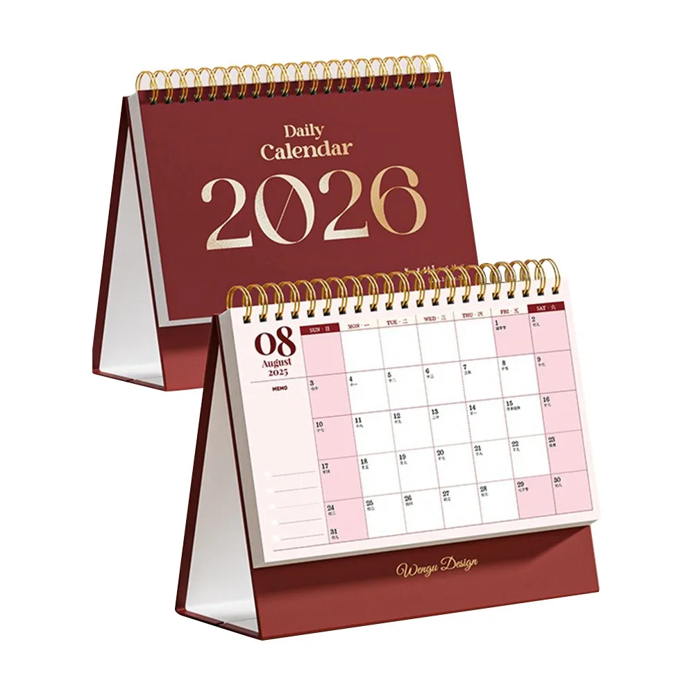 Fashion 2026 Desktop Paper Calendar Yearly Home Decor Planner Scheduler Multi-function Notebook Agenda Organizer
Fashion 2026 Desktop Paper Calendar Yearly Home Decor Planner Scheduler Multi-function Notebook Agenda Organizer