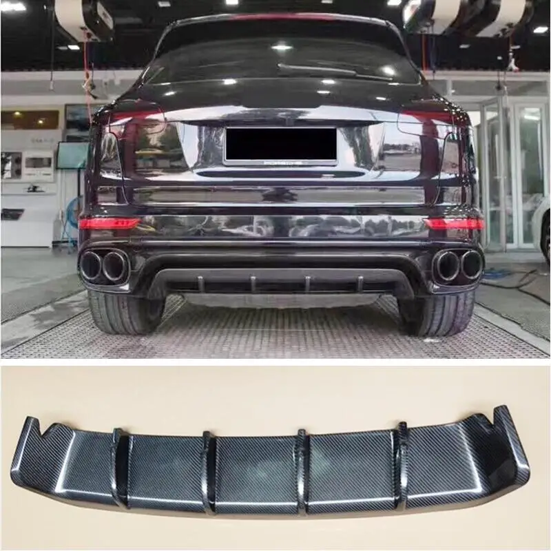 For Porsche Cayenne 958 2015 2016 2017 Real Carbon Fiber Rear Diffuser Lip Spoiler High Quality Bumper Kit Splitter
For Porsche Cayenne 958 2015 2016 2017 Real Carbon Fiber Rear Diffuser Lip Spoiler High Quality Bumper Kit Splitter