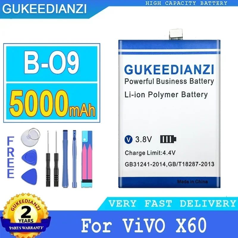 5000mAh High Capacity Mobile Phone Batteries For ViVO X60 Portable Cell Phone Battery
5000mAh High Capacity Mobile Phone Batteries For ViVO X60 Portable Cell Phone Battery