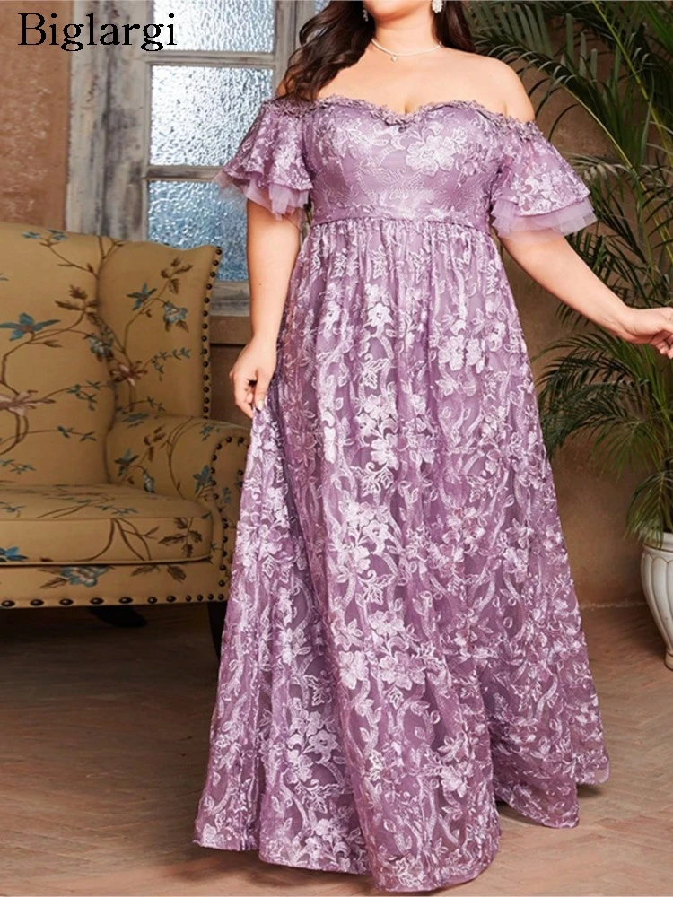 Летнее розовое вечернее платье больших размеров для женщин, с открытыми плечами, модное, с цветочным принтом, элегантное, свободное, длинное
Летнее розовое вечернее платье больших размеров для женщин, с открытыми плечами, модное, с цветочным принтом, элегантное, свободное, длинное
