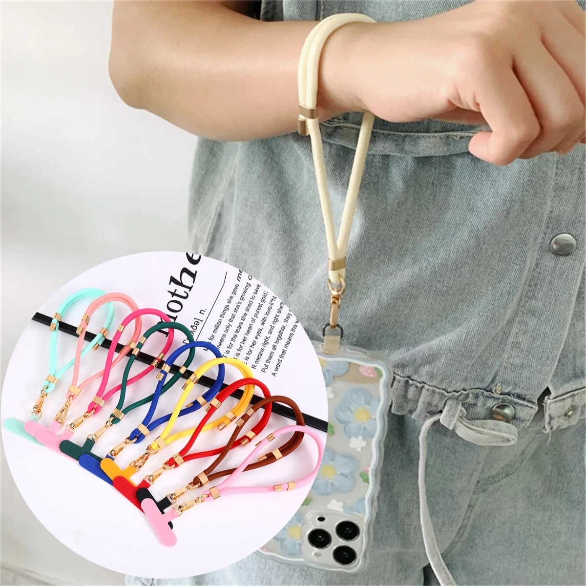 Роскошный металлический нейлоновый короткий ремешок для телефона, шнур для ключей, подвесные брюки, аксессуары, стильный брелок с защитой от потери, веревка на запястье, ремешок
Роскошный металлический нейлоновый короткий ремешок для телефона, шнур для ключей, подвесные брюки, аксессуары, стильный брелок с защитой от потери, веревка на запястье, ремешок