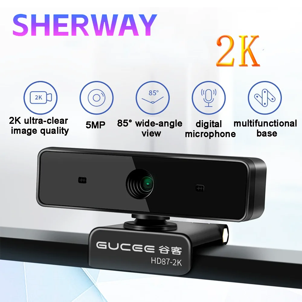 Webcam 2K UHD Web Cam for Pc USB Camera Built Microphone 2MP Fixed-focus for Laptop Live Streaming Online Teaching Computer
Webcam 2K UHD Web Cam for Pc USB Camera Built Microphone 2MP Fixed-focus for Laptop Live Streaming Online Teaching Computer