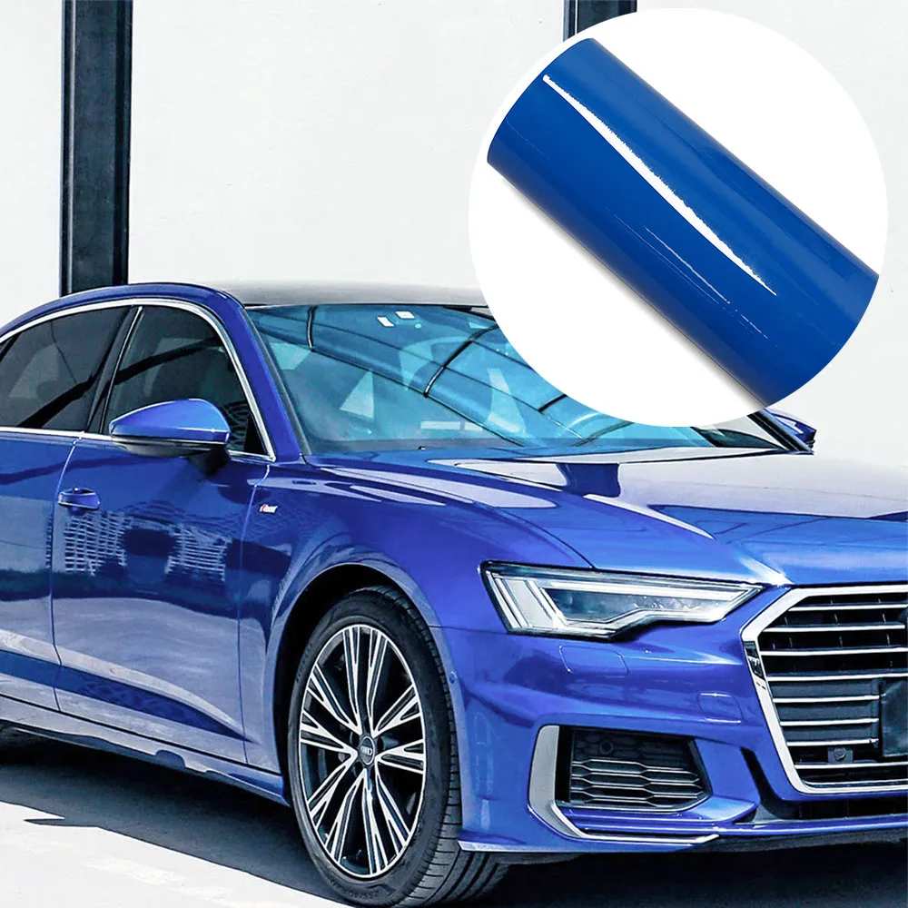 Car Sticker Bright Dark Blue Car Film Covering Vinyl Wrap Air Bubble Free Film Car Accessories Exterior Interior Decoration
Car Sticker Bright Dark Blue Car Film Covering Vinyl Wrap Air Bubble Free Film Car Accessories Exterior Interior Decoration