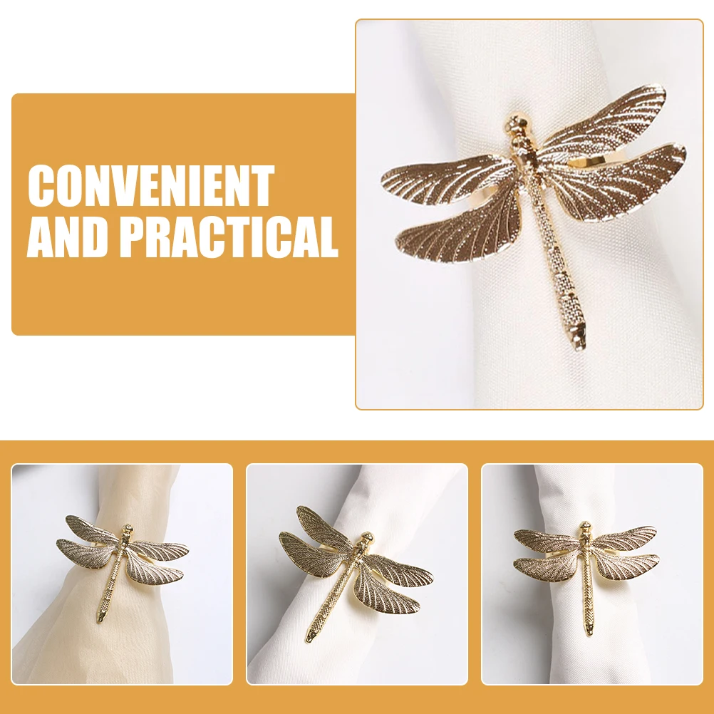 6pcs Napkin Metal Zinc Alloy Desk Creative Napkin Buckles Decor Dragonfly Shape Home Party Banquet Kitchen Bar Supplies
6pcs Napkin Metal Zinc Alloy Desk Creative Napkin Buckles Decor Dragonfly Shape Home Party Banquet Kitchen Bar Supplies