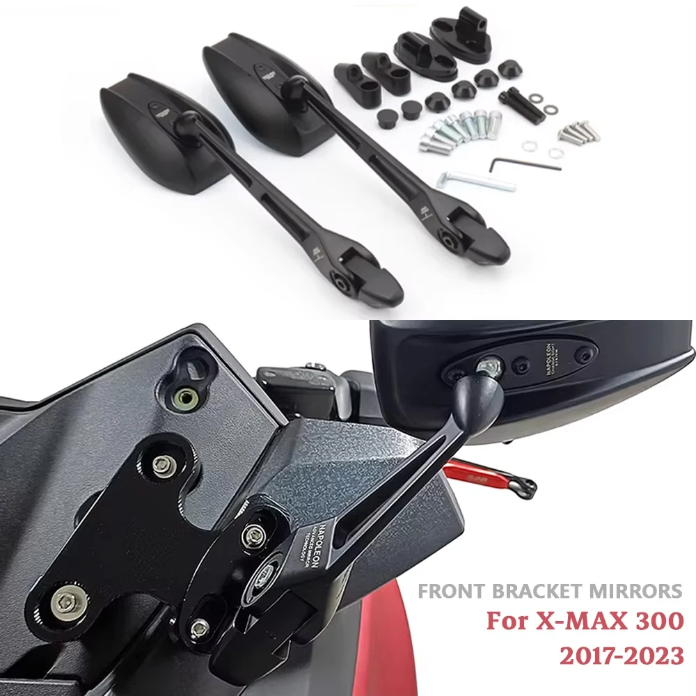 Front Shift Bracket Rearview Mirror Accessories Set Compatible with YAMAHA XMAX300 X-MAX300 2017-2023
Front Shift Bracket Rearview Mirror Accessories Set Compatible with YAMAHA XMAX300 X-MAX300 2017-2023