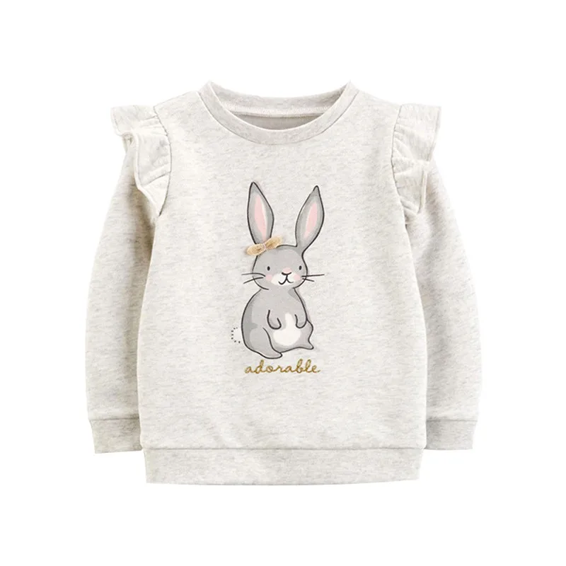 Jumping Meters New Arrival Bunny Sweatshirts For Girls Autumn Spring Clothes Cotton Children's Clothes Hot Selling Sport Shirts
Jumping Meters New Arrival Bunny Sweatshirts For Girls Autumn Spring Clothes Cotton Children's Clothes Hot Selling Sport Shirts