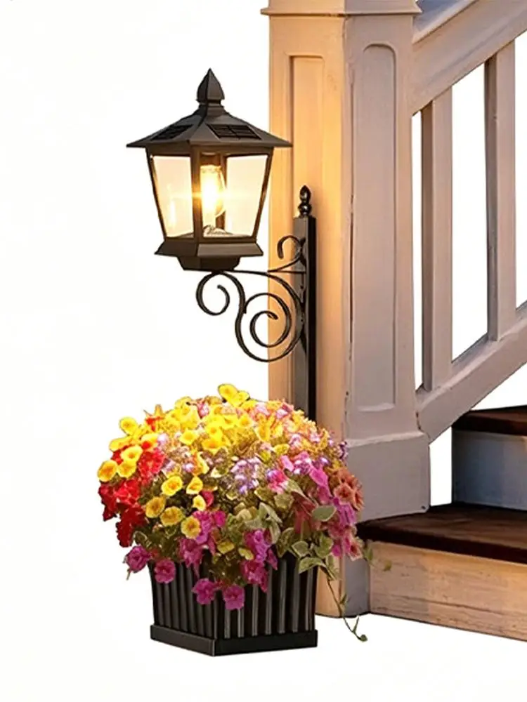 2 In 1 Outdoor Flower Pots Light with Planter Solar Lamp Post Light IP54 Waterproof for Terrace Front Pedestrian Hall Decor
2 In 1 Outdoor Flower Pots Light with Planter Solar Lamp Post Light IP54 Waterproof for Terrace Front Pedestrian Hall Decor