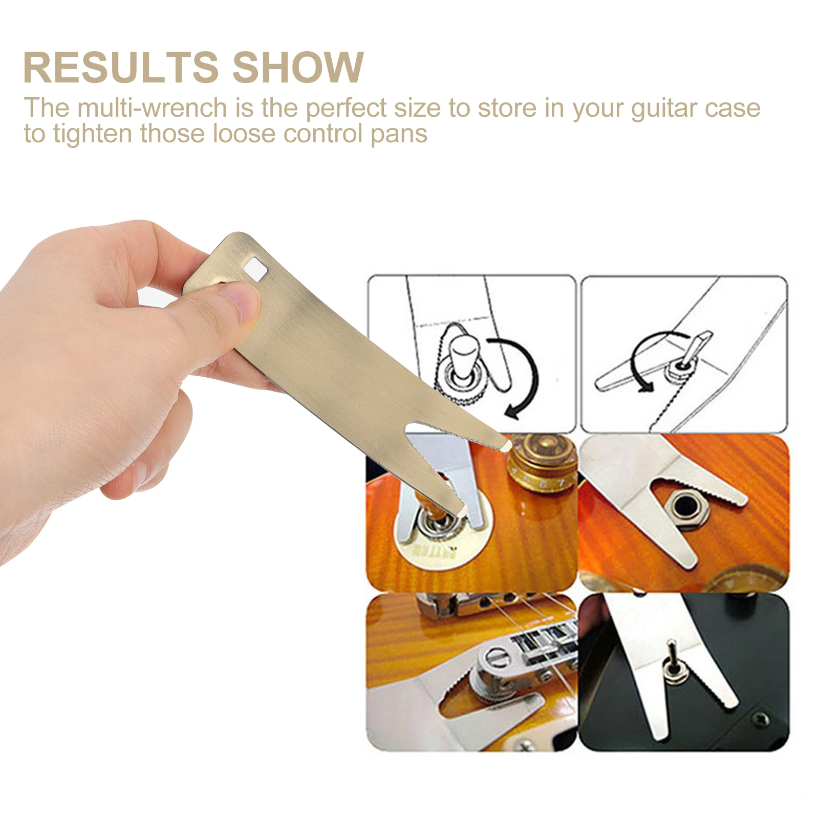 String Reel Tool Guitar Output Jack Spanner Wrench Bass Maintenance Stainless Steel Accessory
String Reel Tool Guitar Output Jack Spanner Wrench Bass Maintenance Stainless Steel Accessory