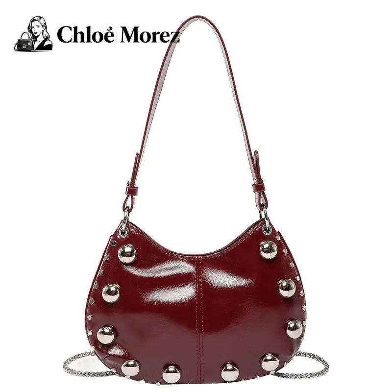 Women's Bag, Fashionable Rivet Shoulder Bag, Niche and Versatile, Hand-held and Underarm Bag
Women's Bag, Fashionable Rivet Shoulder Bag, Niche and Versatile, Hand-held and Underarm Bag