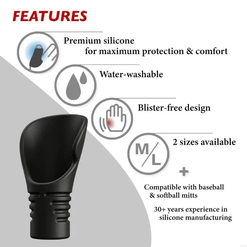 Light Weight Silicone Baseball Softball Thumb Cushion Protector For Baseball Softball Catchers Ensures Great Safety 4XBB
Light Weight Silicone Baseball Softball Thumb Cushion Protector For Baseball Softball Catchers Ensures Great Safety 4XBB