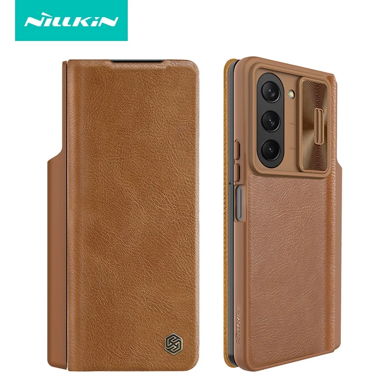 For Samsung Galaxy Z Fold 5 Case Nillkin Luxury Flip Vintage Leather Phone Cover with Pen Holder
For Samsung Galaxy Z Fold 5 Case Nillkin Luxury Flip Vintage Leather Phone Cover with Pen Holder