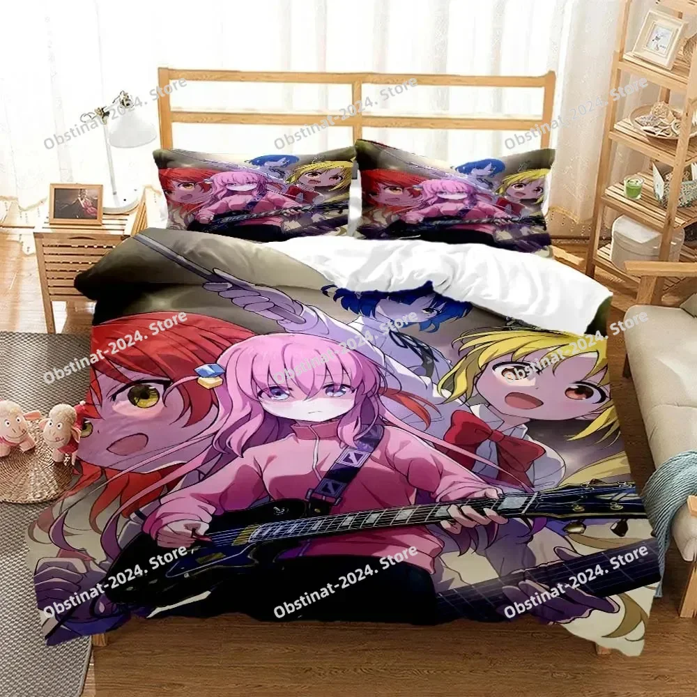 Anime Bocchi the Rock Bedding Set Boys Girls Twin Queen Size Duvet Cover Pillowcase Bed Kids Adult Fashion Home Textileextile
Anime Bocchi the Rock Bedding Set Boys Girls Twin Queen Size Duvet Cover Pillowcase Bed Kids Adult Fashion Home Textileextile