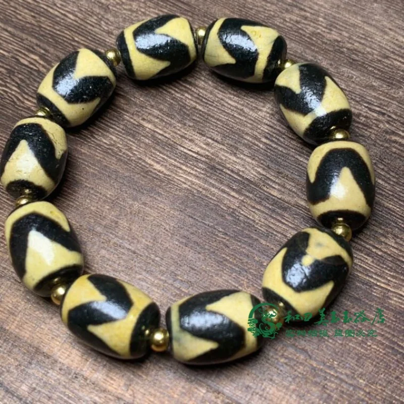 Natural Tibet Genuine Agate Millennium to Pure Tooth Yellow Tiger Tooth Bracelet Beads Accessories
Natural Tibet Genuine Agate Millennium to Pure Tooth Yellow Tiger Tooth Bracelet Beads Accessories