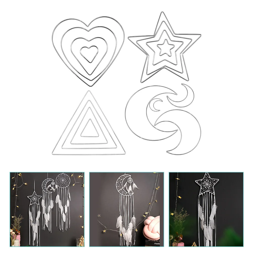 16Pcs Metal Dream Catcher Hoops Iron Rings DIY Craft Making Frame for Wreath Macrame Home Decor Dream Catcher Metal Hoop
16Pcs Metal Dream Catcher Hoops Iron Rings DIY Craft Making Frame for Wreath Macrame Home Decor Dream Catcher Metal Hoop