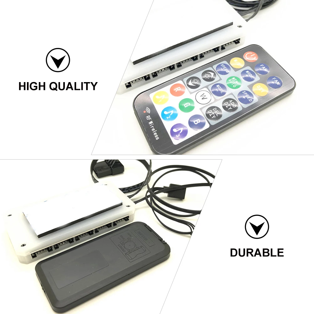 ARGB Hub Controller Lighting Device Multi-Port Splitter For Fan RGB Control
ARGB Hub Controller Lighting Device Multi-Port Splitter For Fan RGB Control