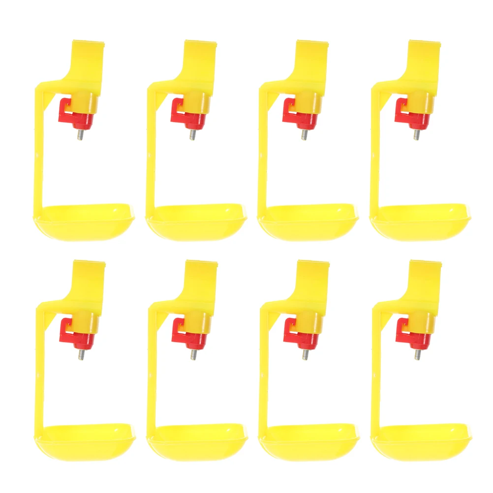 8pcs Chicken Automatic Waterer Nipple Drinkers Poultry Farm Dispensers Suitable Chickens Pigeons Quail Pet Feeding
8pcs Chicken Automatic Waterer Nipple Drinkers Poultry Farm Dispensers Suitable Chickens Pigeons Quail Pet Feeding