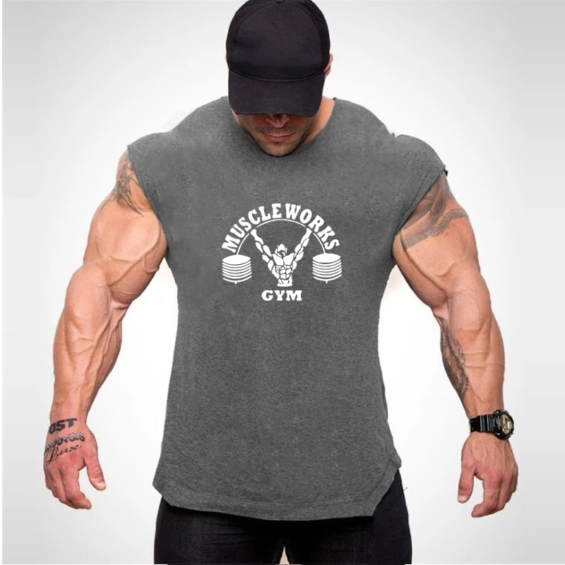 Summer Gym Brand Men Bodybuilding and Fitness Stringer Tank Top Fashion Sports Vest Muscle Sleeveless Shirt Workout Singlets
Summer Gym Brand Men Bodybuilding and Fitness Stringer Tank Top Fashion Sports Vest Muscle Sleeveless Shirt Workout Singlets