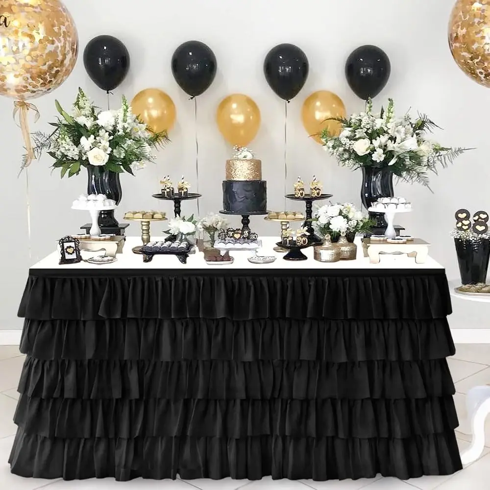 Puogu Black Tulle Table Skirt 14t Tutu Ruled Chion Tablecloth or RecWedding Baby Shower Girls Birthday Party and Cake Dert Table
Puogu Black Tulle Table Skirt 14t Tutu Ruled Chion Tablecloth or RecWedding Baby Shower Girls Birthday Party and Cake Dert Table