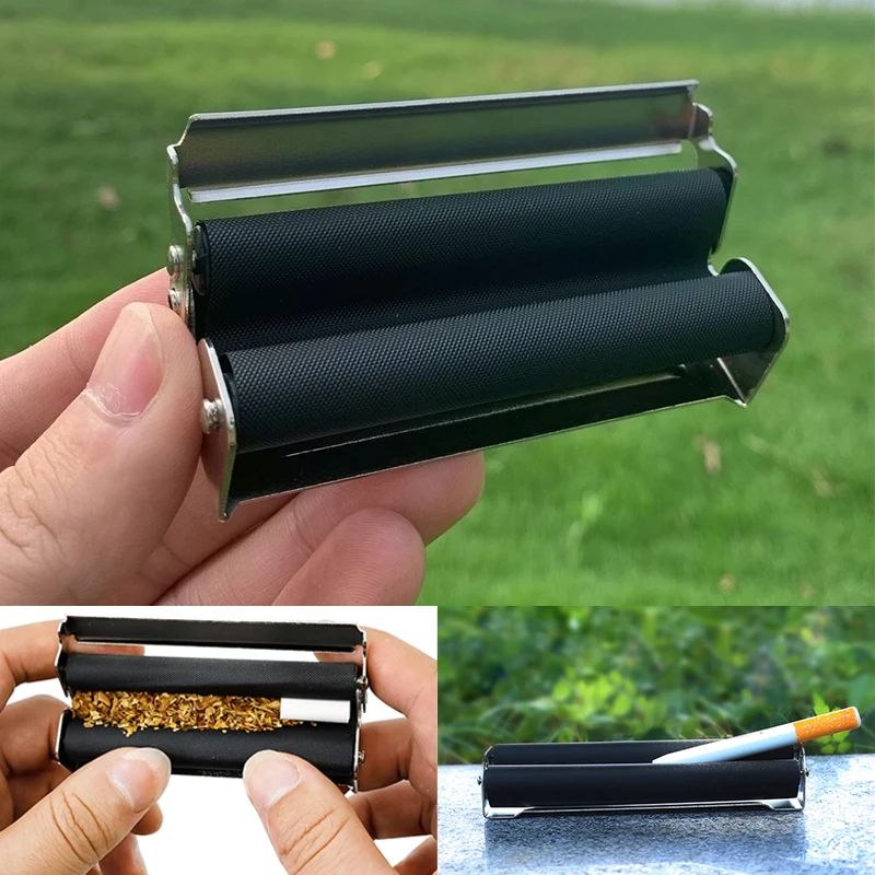 78mm Mini Tobacco Rolling Machine Metal Manual Tobacco Roller Cigarette Maker Smoking Accessories Gdgets for Men
78mm Mini Tobacco Rolling Machine Metal Manual Tobacco Roller Cigarette Maker Smoking Accessories Gdgets for Men